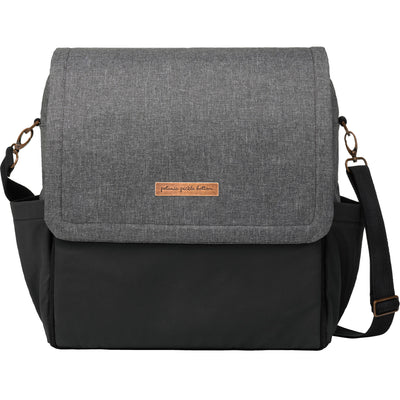 Petunia Pickle Bottom - Boxy Backpack in Graphite/Black Colorblock