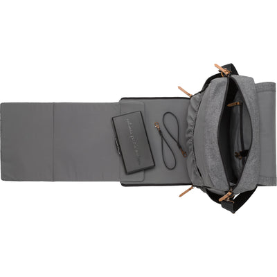 Petunia Pickle Bottom - Boxy Backpack in Graphite/Black Colorblock