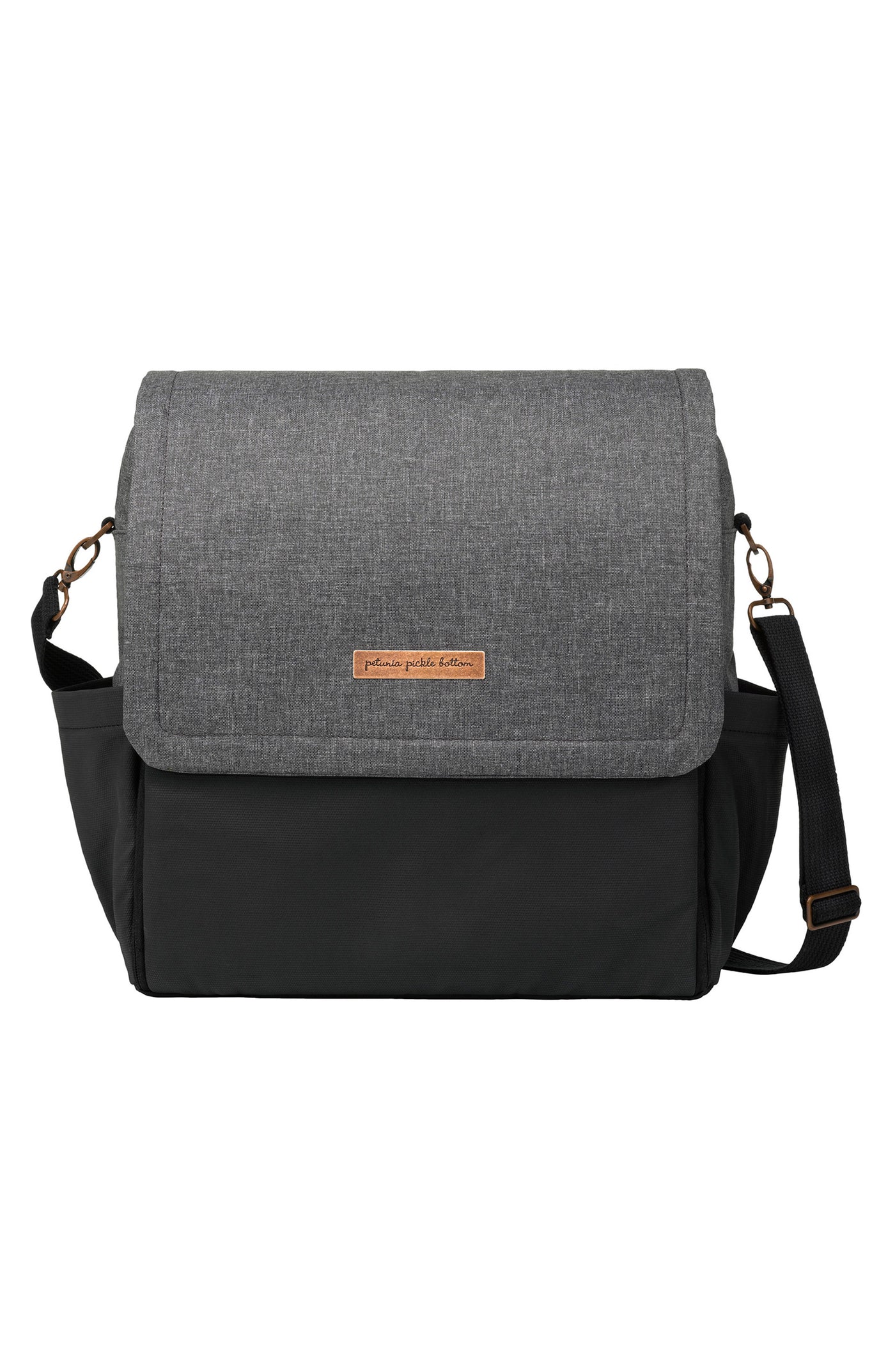 Petunia Pickle Bottom - Boxy Backpack in Graphite/Black Colorblock