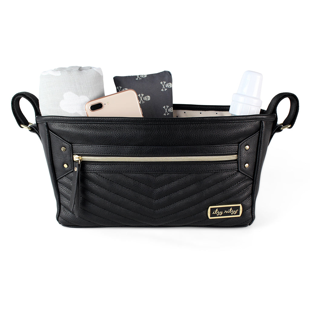 Itzy Ritzy - Stroller Caddy Jetsetter Black