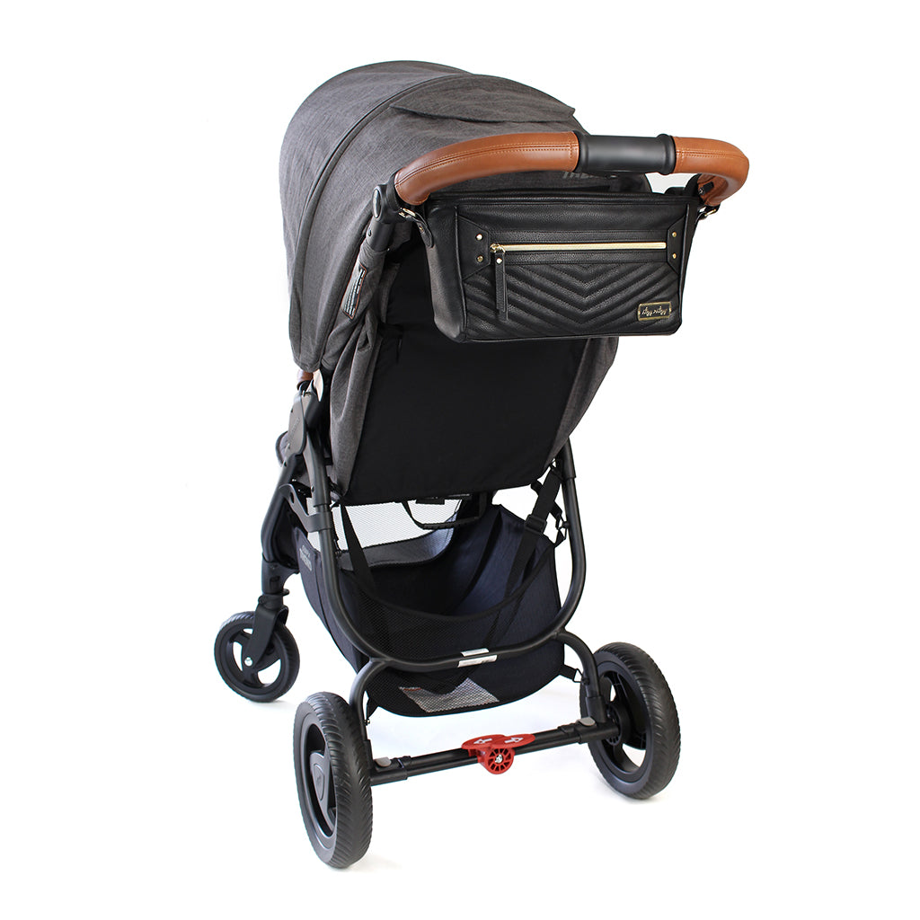Itzy Ritzy - Stroller Caddy Jetsetter Black