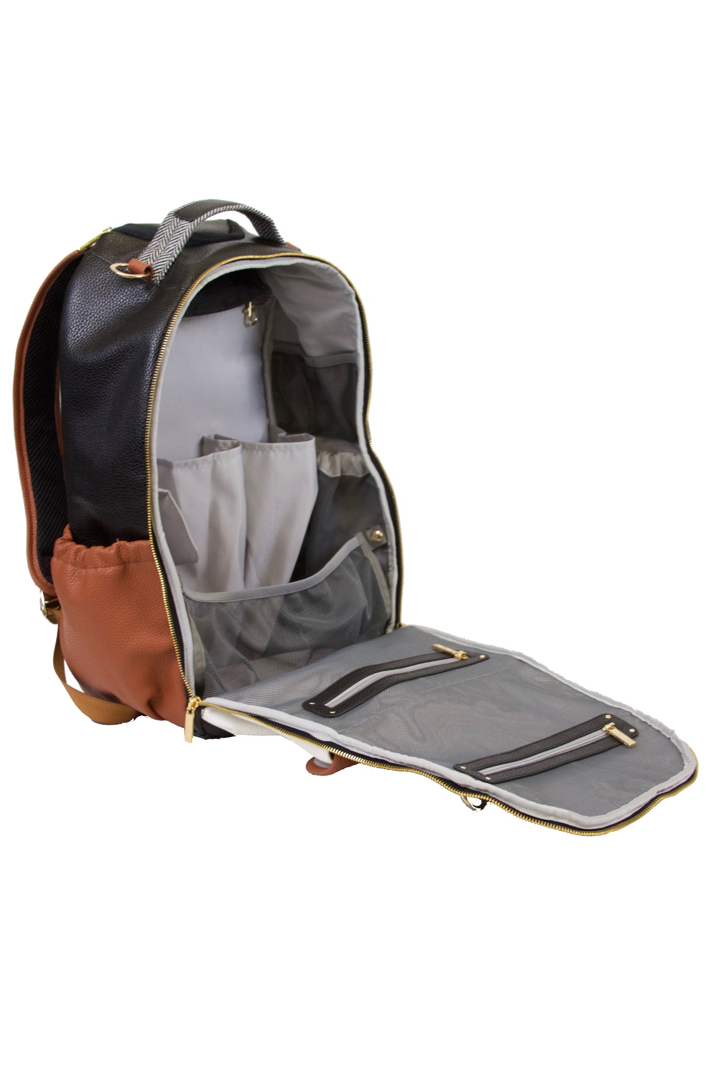 Itzy Ritzy - Coffee & Cream Boss Backpack™ Diaper Bag