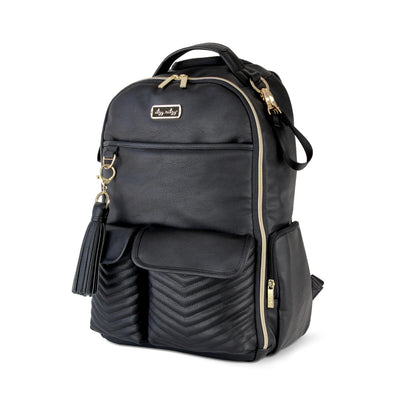 Itzy Ritzy - Jetsetter Black Boss Backpack™ Diaper Bag