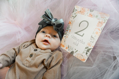 Itzy Ritzy - Double-Sided Baby Milestone Cards - Floral