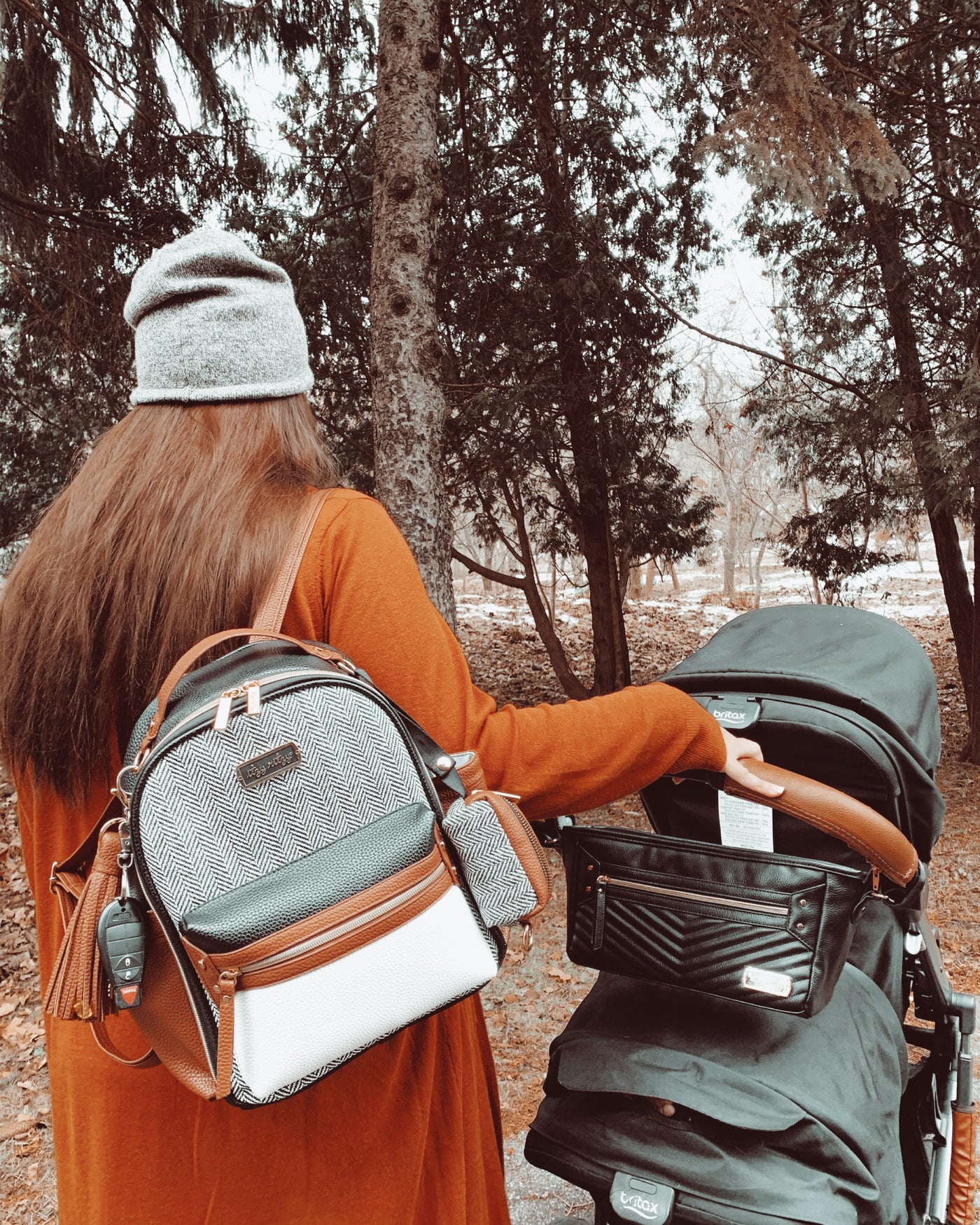 Itzy Ritzy - Coffee & Cream Itzy Mini™ Diaper Bag Backpack