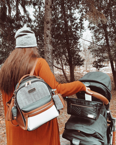 Itzy Ritzy - Coffee & Cream Itzy Mini™ Diaper Bag Backpack